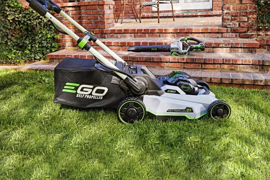 best rated battery lawn mower