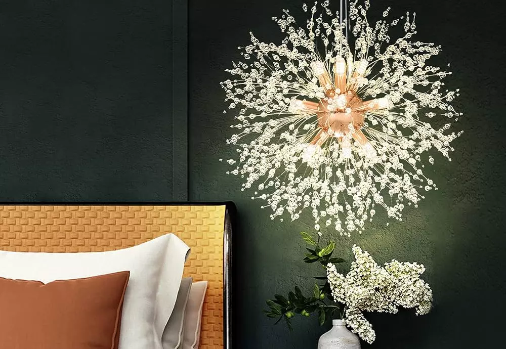 sphere globe chandelier