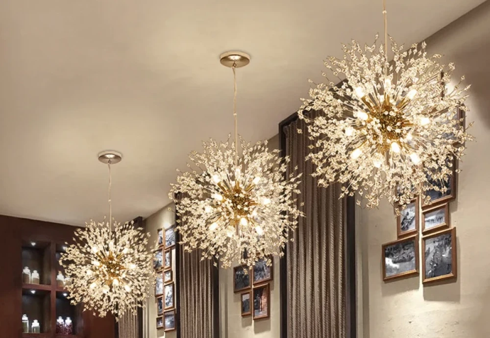 crystal flower chandelier