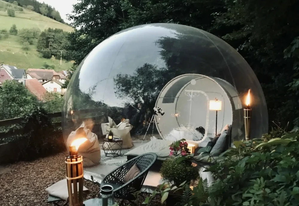 bubble tent ideas