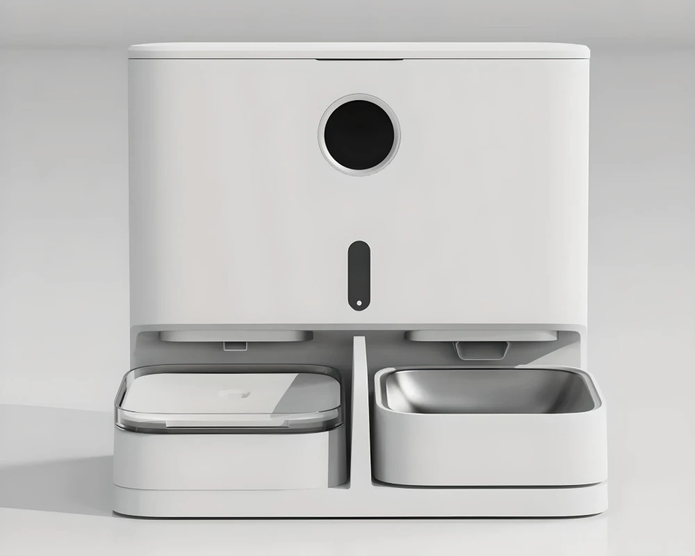 robot automatic pet feeder