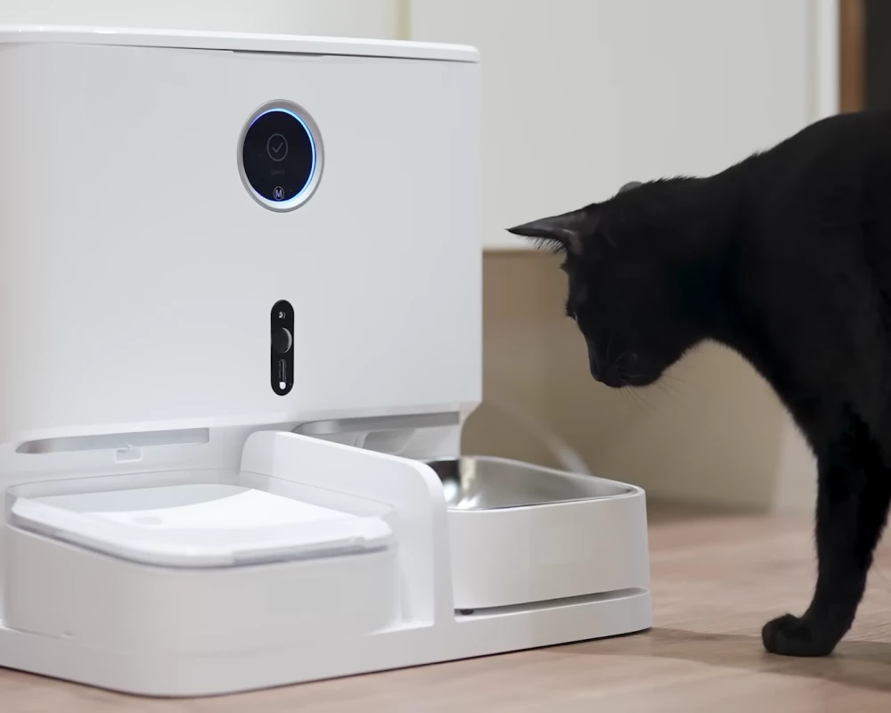 smart pet feeder with camera