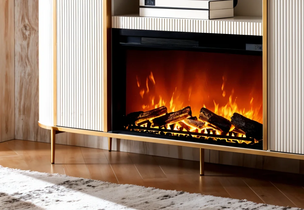 electric fireplace and heater