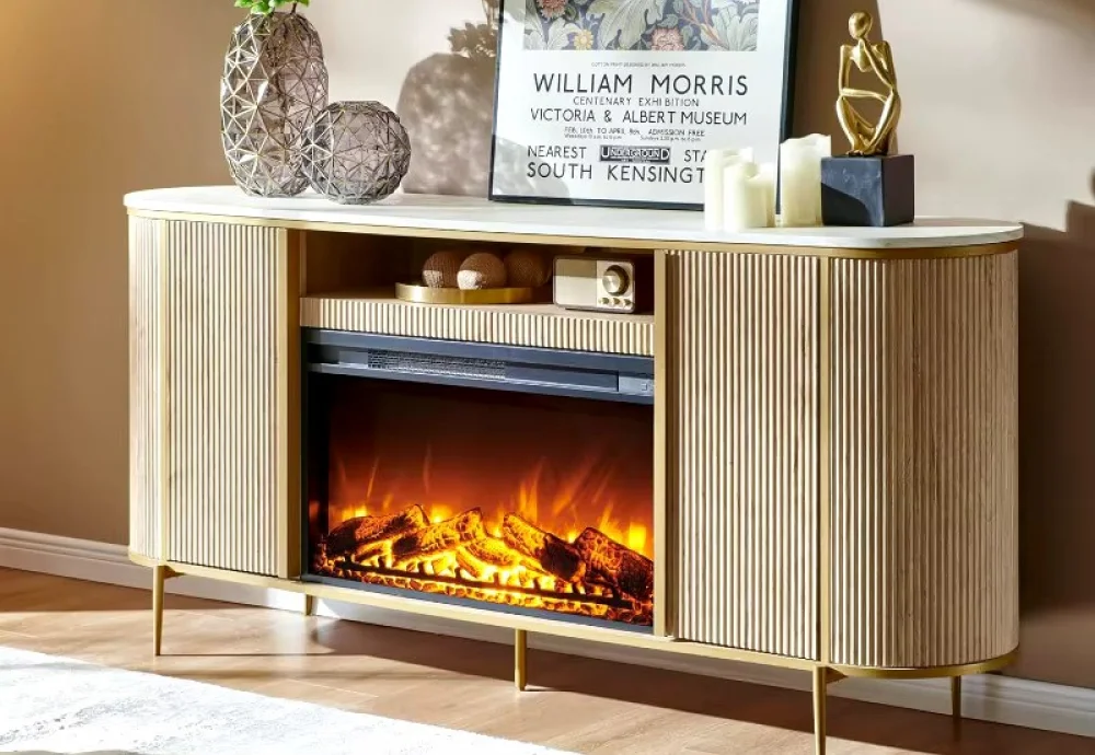 white electric fireplaces